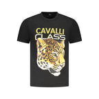 Herren T-Shirt aus schwarzer Baumwolle