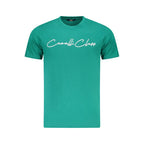 Grünes Baumwoll-Herren-T-Shirt