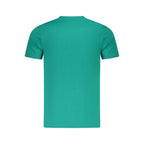 Grünes Baumwoll-Herren-T-Shirt