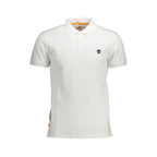 Weißes Herren-Poloshirt aus Baumwolle