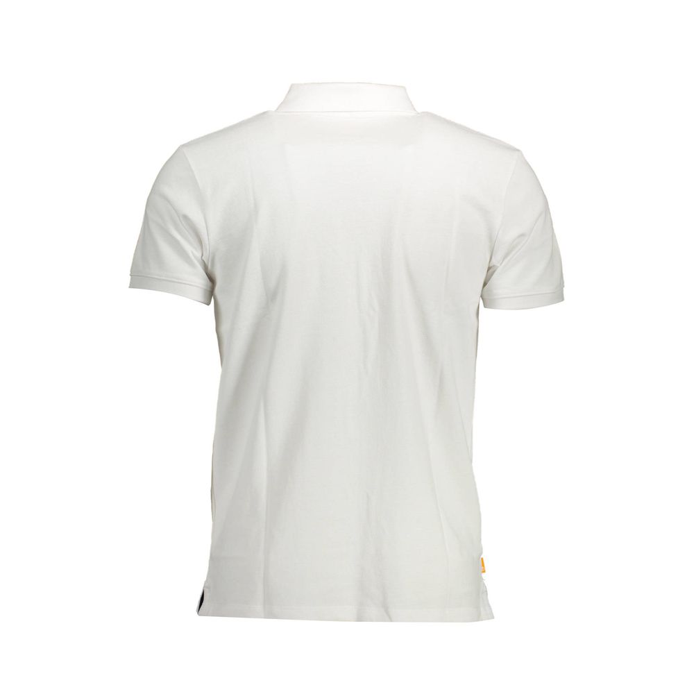 Weißes Herren-Poloshirt aus Baumwolle