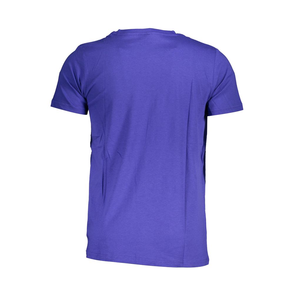 Blue Cotton Men's T-Shirt