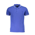 Blue Cotton Men's Polo