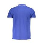 Blue Cotton Men's Polo