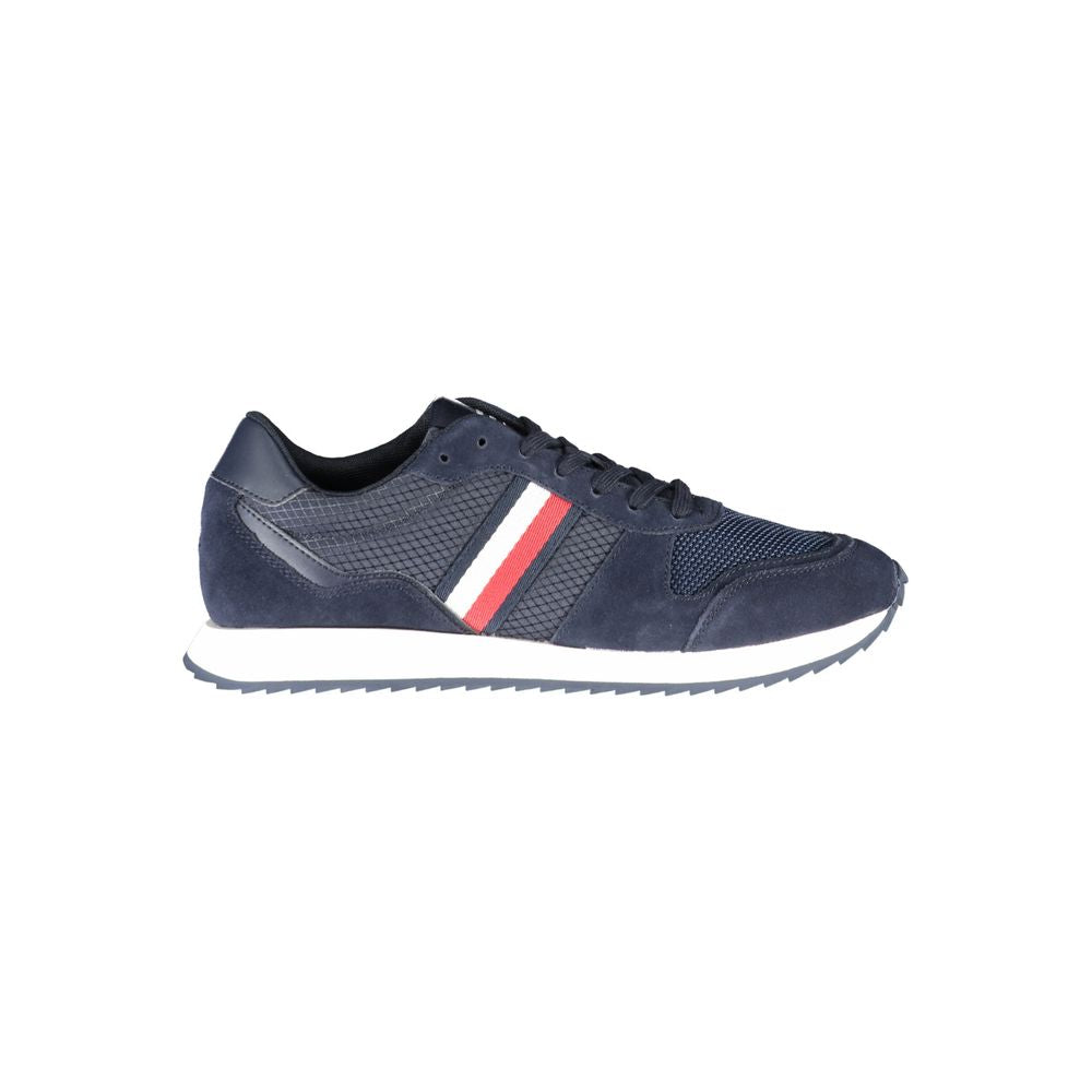 Blauer Polyester Herren Sneaker