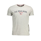 Graues Baumwoll-Herren-T-Shirt