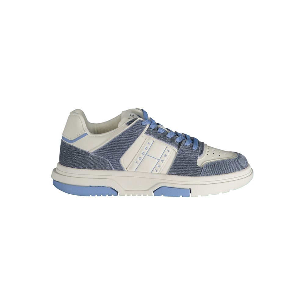 Light Blue Polyurethane Women's Sneaker