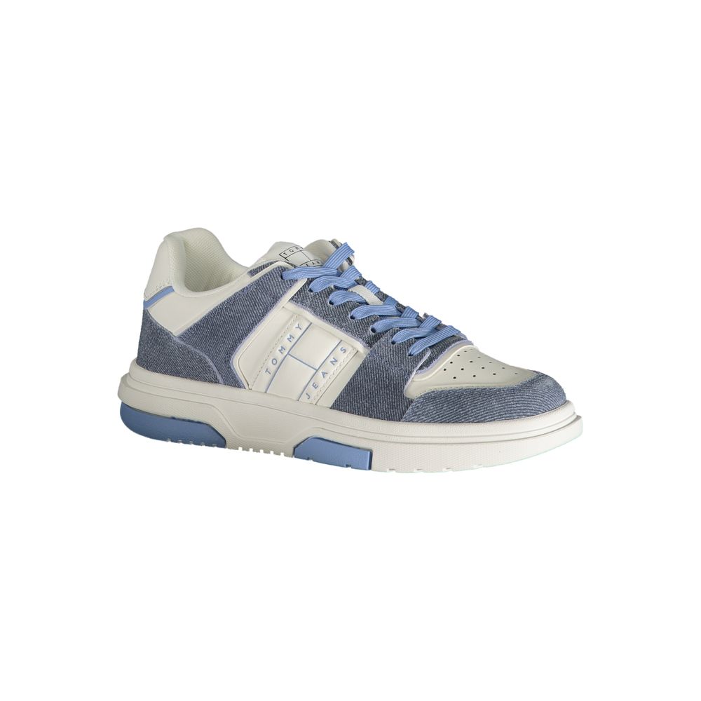Light Blue Polyurethane Women's Sneaker
