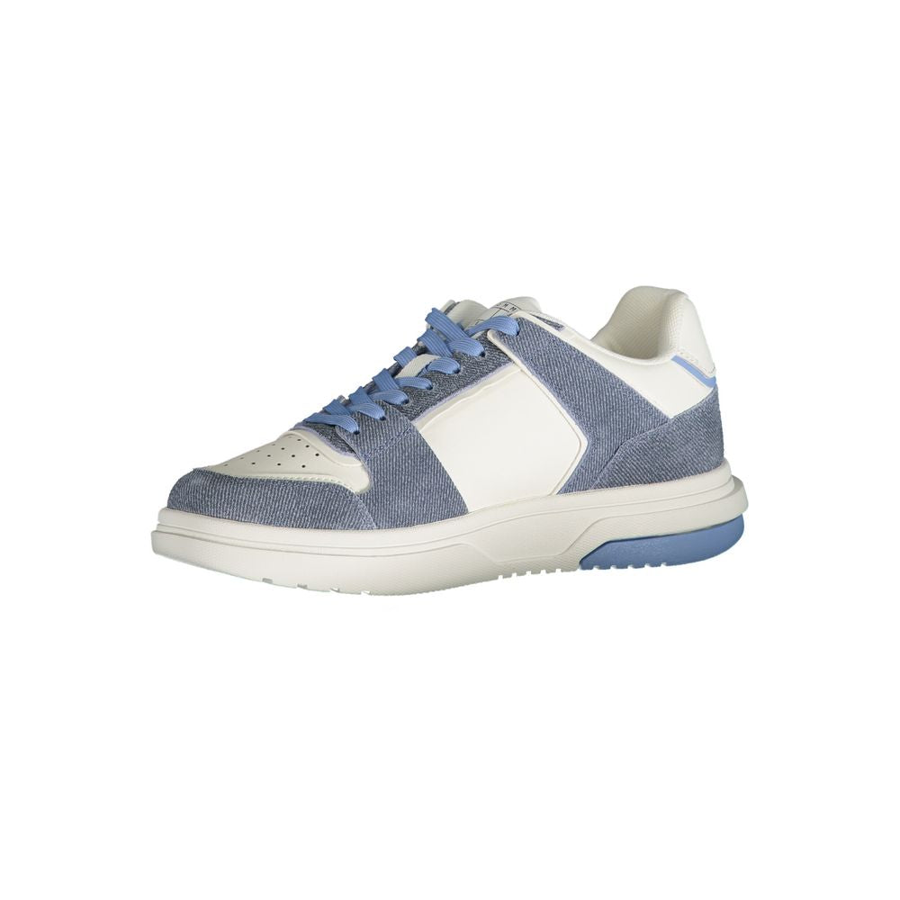 Light Blue Polyurethane Women's Sneaker