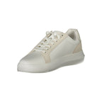 Weiße Polyurethan Herren-Sneaker