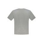 Grey Cotton Men T-Shirt