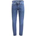 Blaue Baumwoll-Herrenjeans