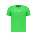 Grünes Baumwoll-Herren-T-Shirt
