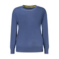 Blauer Damenpullover aus Viskose