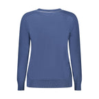 Blauer Damenpullover aus Viskose
