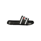 Pantoffel für Damen aus schwarzem Polyurethan