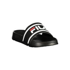 Pantoffel für Damen aus schwarzem Polyurethan