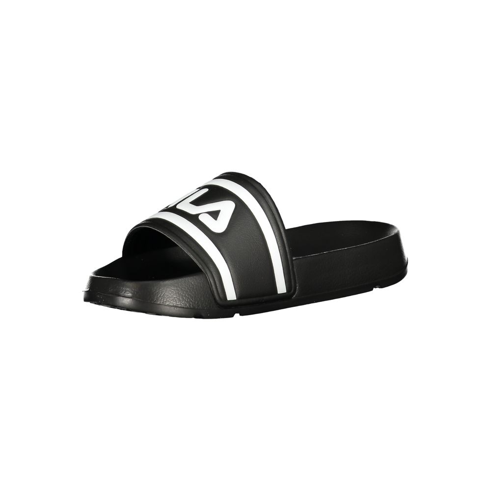 Pantoffel für Damen aus schwarzem Polyurethan