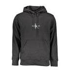 Black Cotton Men Sweatshirt