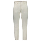 Weiße Herrenjeans aus Baumwolle