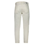 Weiße Herrenjeans aus Baumwolle