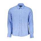 Light Blue Cotton Men Shirt