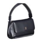 Black Polyester Men's Backpack