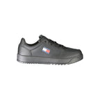 Schwarz Polyurethan Herren Sneaker