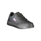 Schwarz Polyurethan Herren Sneaker