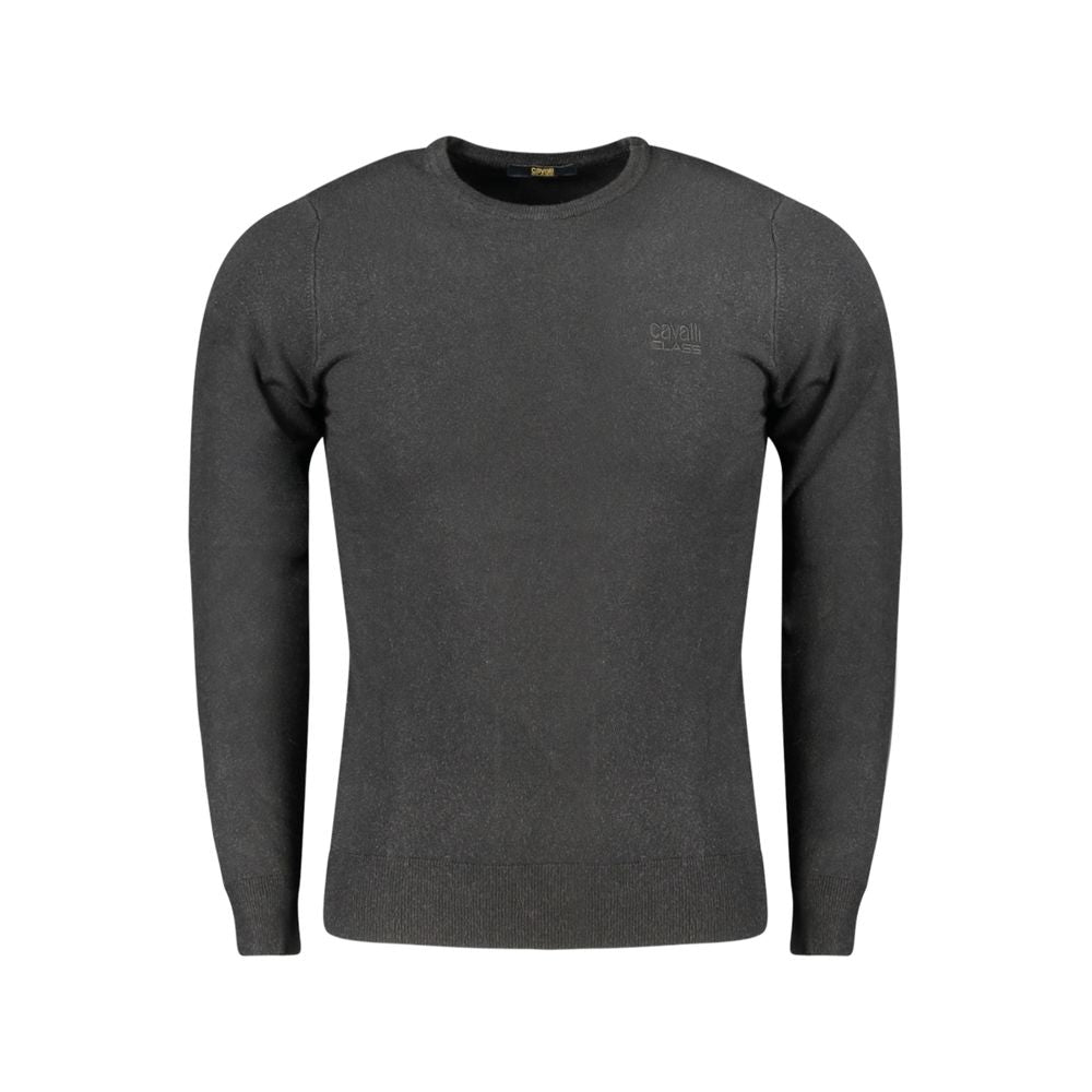 Men's Black Viscose Sweater