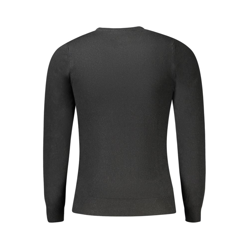 Men's Black Viscose Sweater