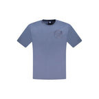 Blu Cotton Men T-Shirt