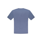 Blu Cotton Men T-Shirt