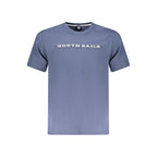 Blue Cotton Men's T-Shirt