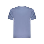 Blue Cotton Men's T-Shirt