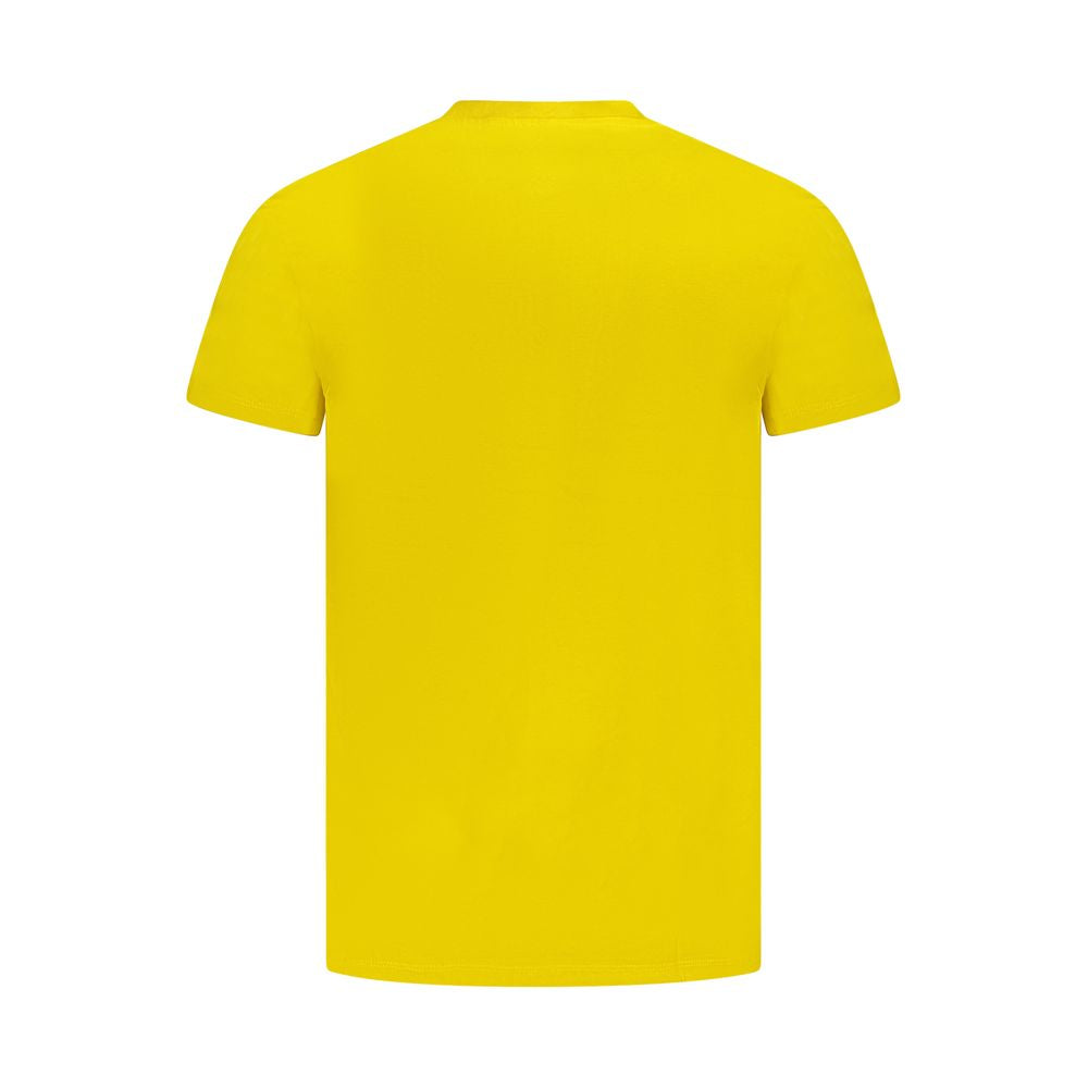 Gelbes Herren-T-Shirt aus Baumwolle