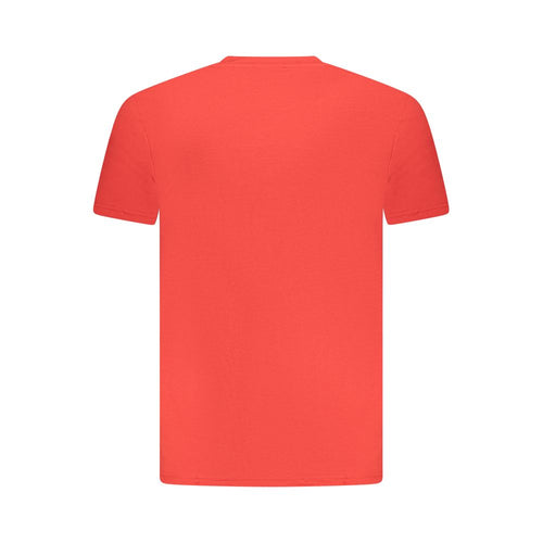"Rotes Baumwoll Herren T-Shirt"