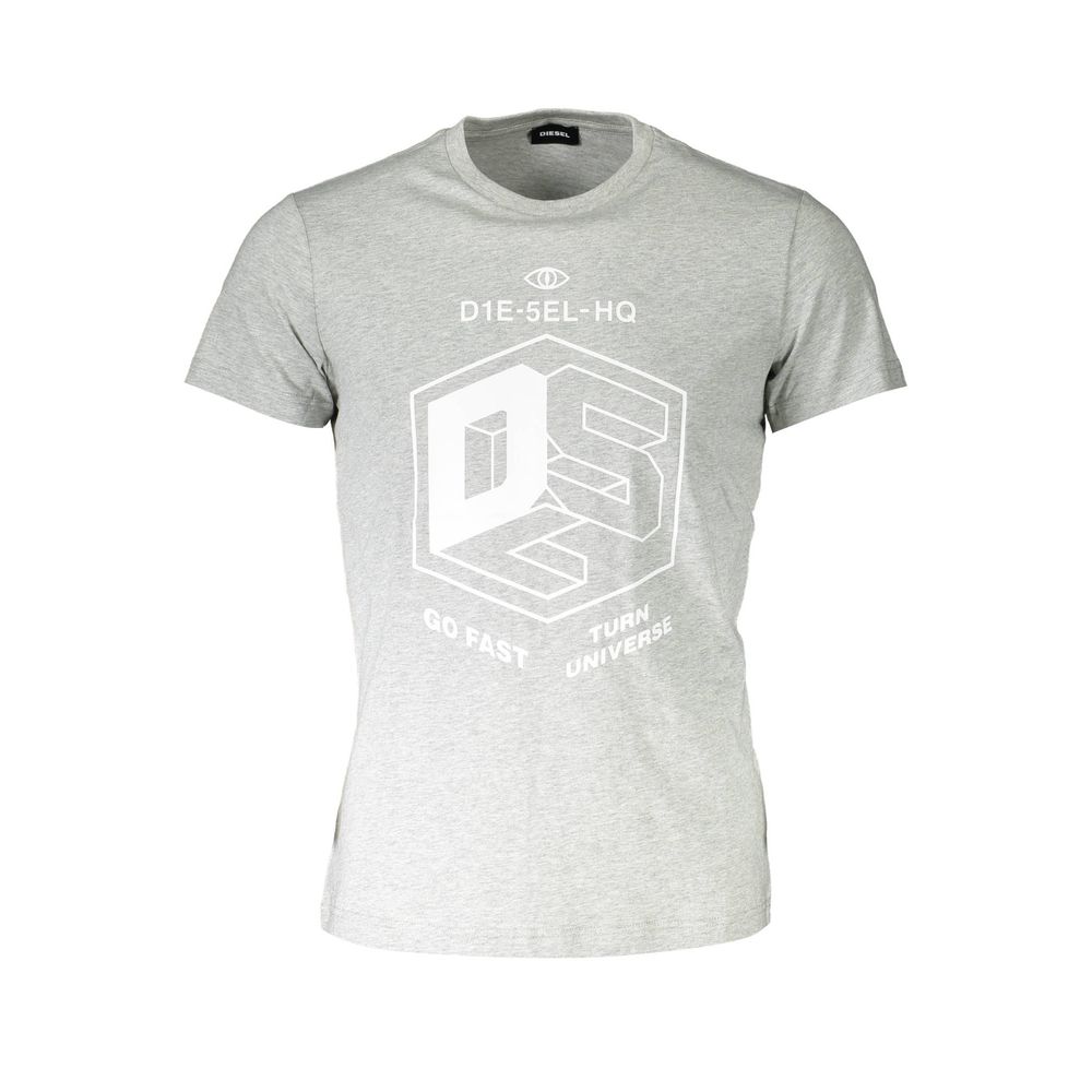 Grigio Cotton Herren-T-Shirt