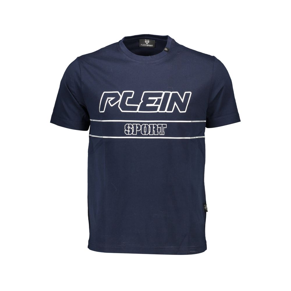 Herren-T-Shirt aus blauer Baumwolle
