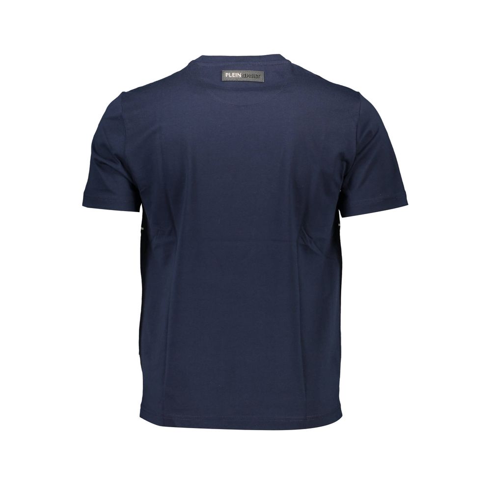 Herren-T-Shirt aus blauer Baumwolle