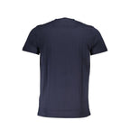 Blue Cotton Men's T-Shirt