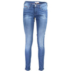Blue Cotton Women's Jeans