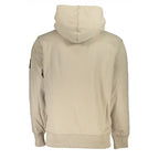 Beige Cotton Men's Sweatshirt