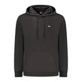 Schwarzes Herren-Sweatshirt aus Baumwolle