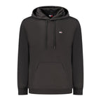 Schwarzes Herren-Sweatshirt aus Baumwolle