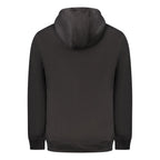 Schwarzes Herren-Sweatshirt aus Baumwolle
