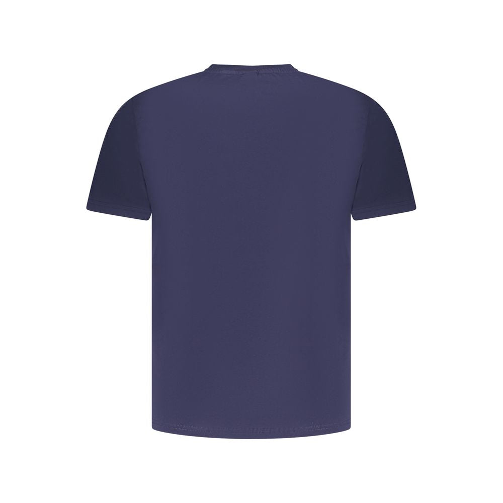 Blue Cotton Men's T-Shirt