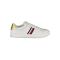 Weißer Polyurethan-Sneaker für Damen