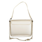 Damenhandtasche aus grauem Polyurethan