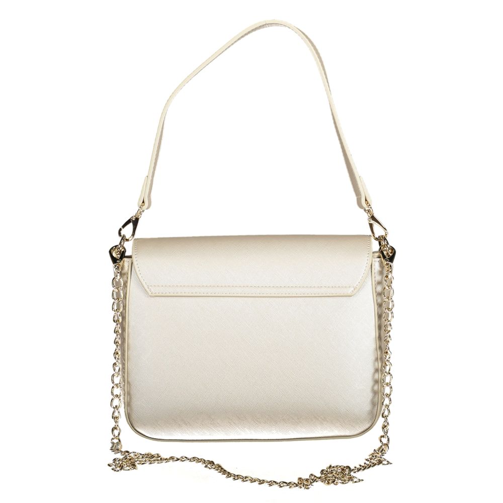 Damenhandtasche aus grauem Polyurethan